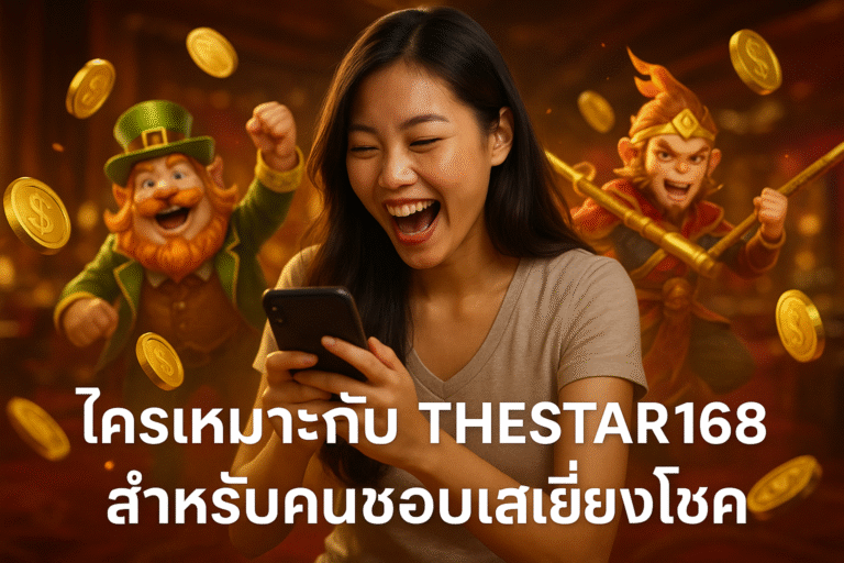 ใครเหมาะกับ THESTAR168 สำหรับคนชอบเสี่ยงโชค
