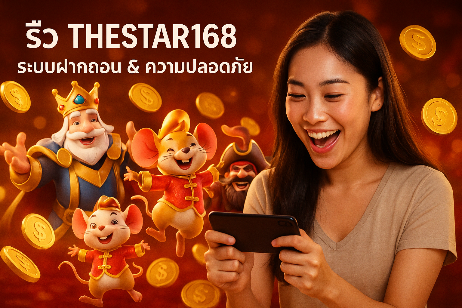 รีวิว THESTAR168 ระบบฝากถอน & ความปลอดภัย