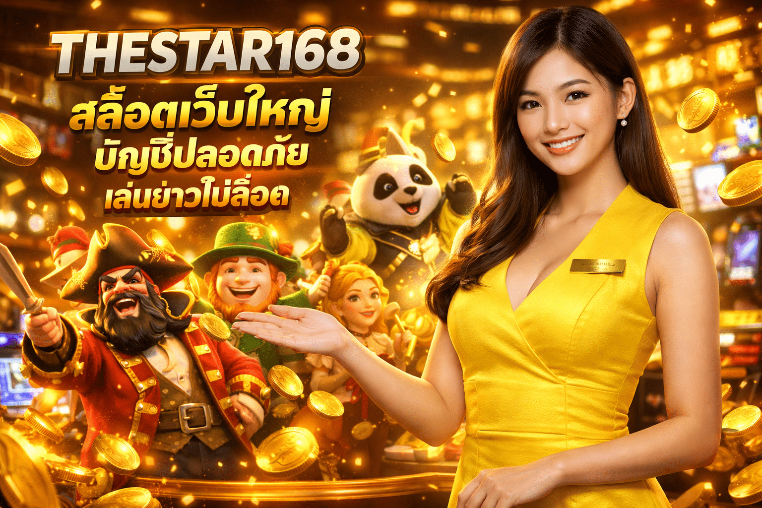 THESTAR168 สล็อตเว็บใหญ่ บัญชีปลอดภัย เล่นยาวไม่ล็อค